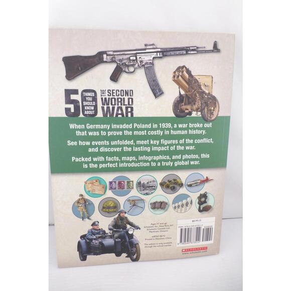 50 Things You Should Know About The Second World War Simon Adams C14 - Picture 4 of 6